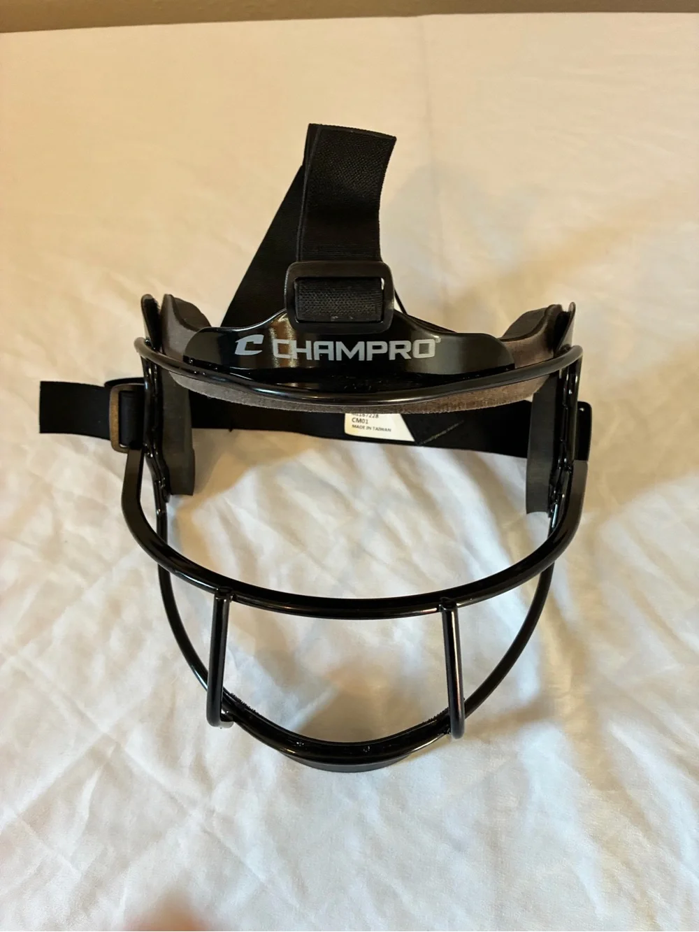 Champro Kids Black Catcher's Face Mask - Protective Softball/ Baseball Gear